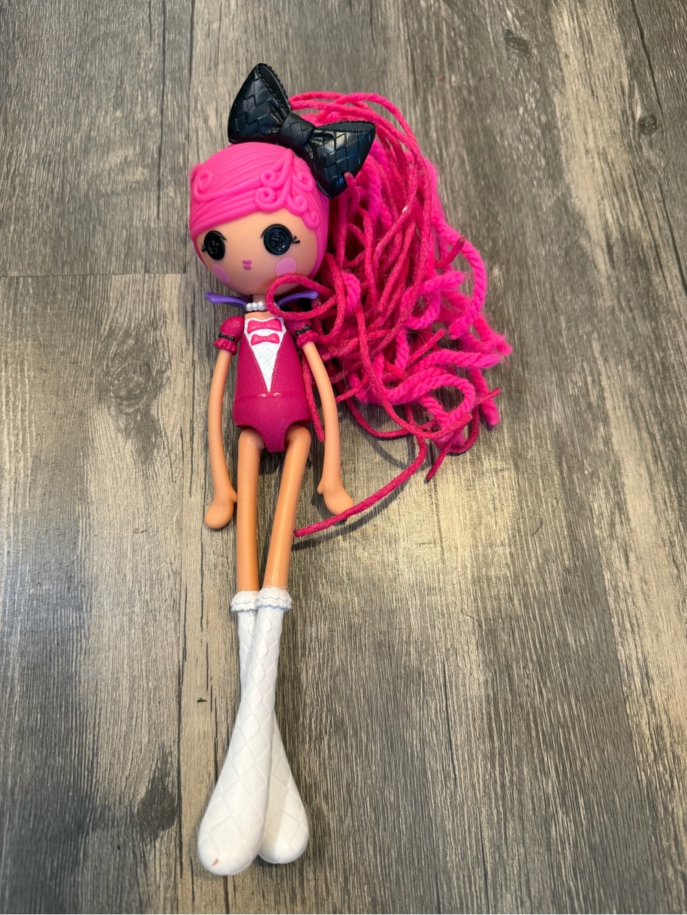 Lalaloopsy Girls Confetti Carnivale Crazy Hair Doll Vintage Y2K Mini Doll Pink